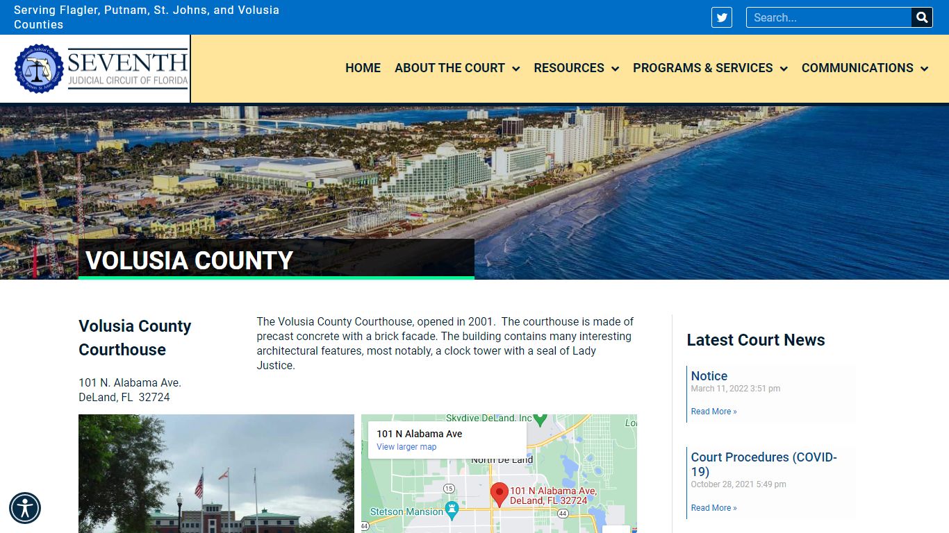 Volusia County – Seventh Judicial Circuit Court of Florida